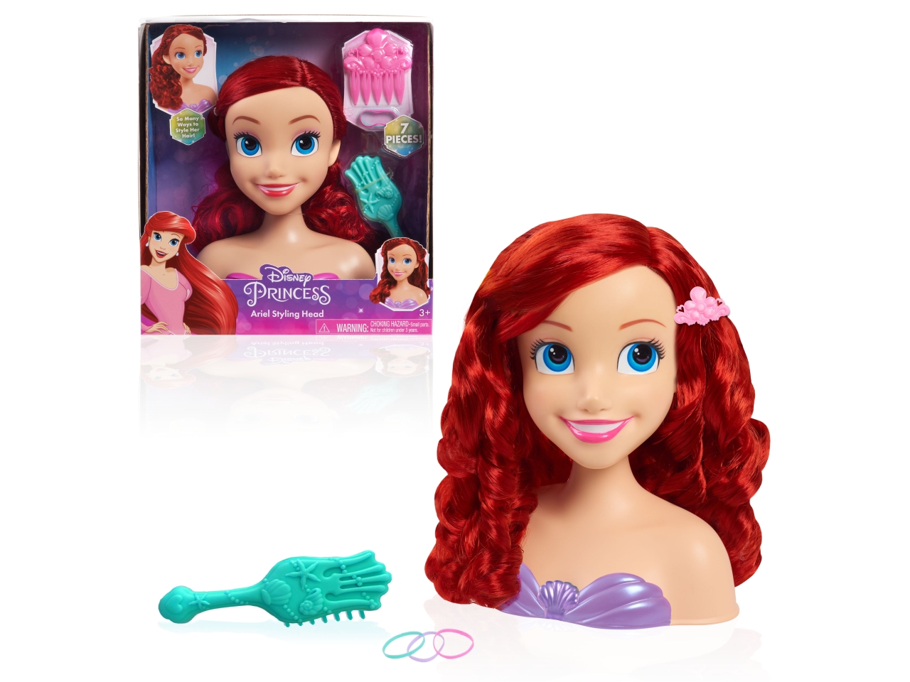 Testa acconciature Ariel