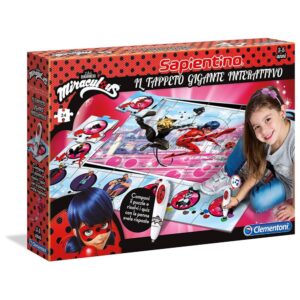 TAPPETO GIGANTE INTERATTIVO DI MIRACULOUS LADY BUG E CHAT NOIR