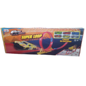 SUPER LOOP FRESH METAL - PISTA MAISTO CON 6 DIE-CAST VEICOLI INCLUSI