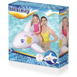 BALENA CAVALCABILE GONFIABILE BIANCA 157 X 94 CM